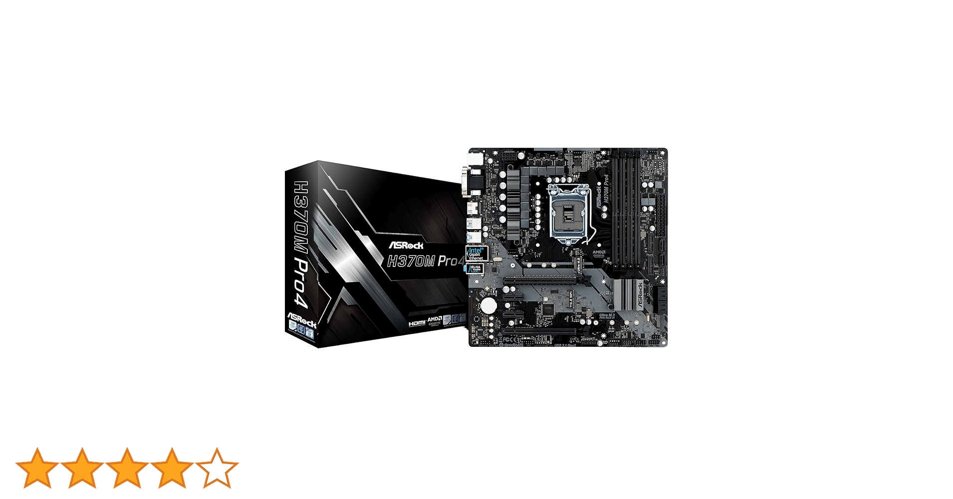Amazon | ASRock Intel H370チップセット搭載 Micro ATXマザーボード